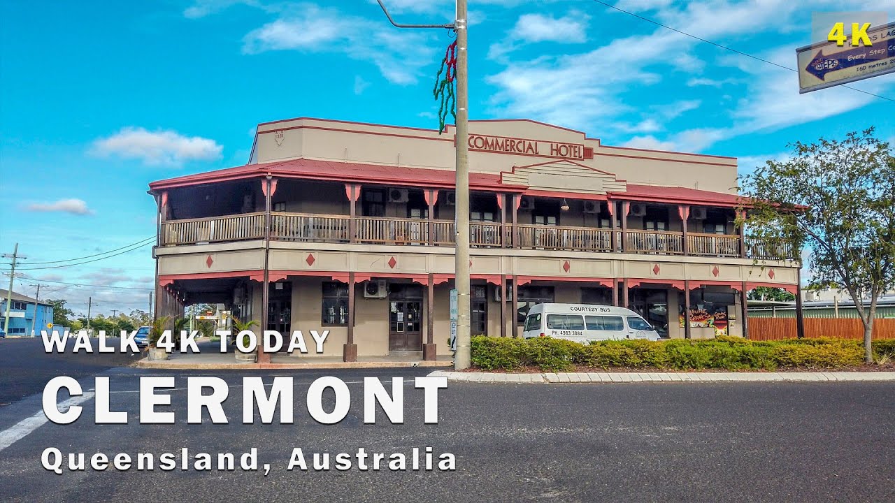 Clermont, Queensland - 4K Walking Tour