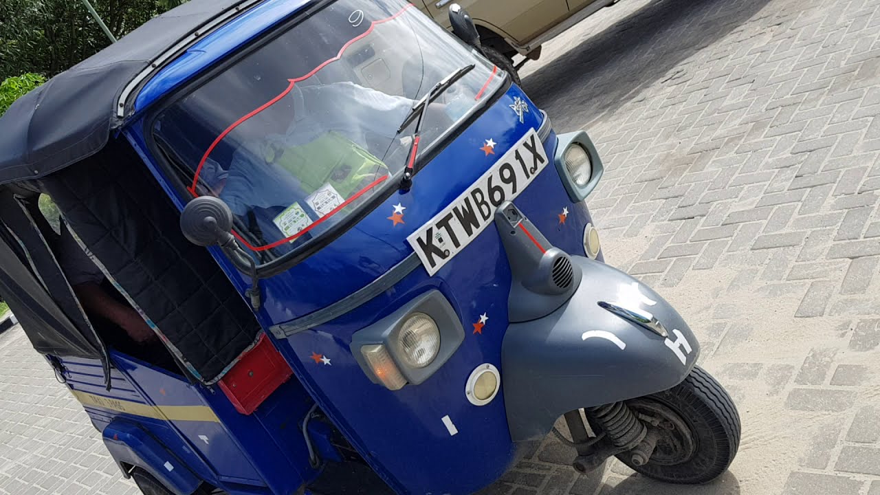 Tuk-tuk test drive Mtwapa Kenya