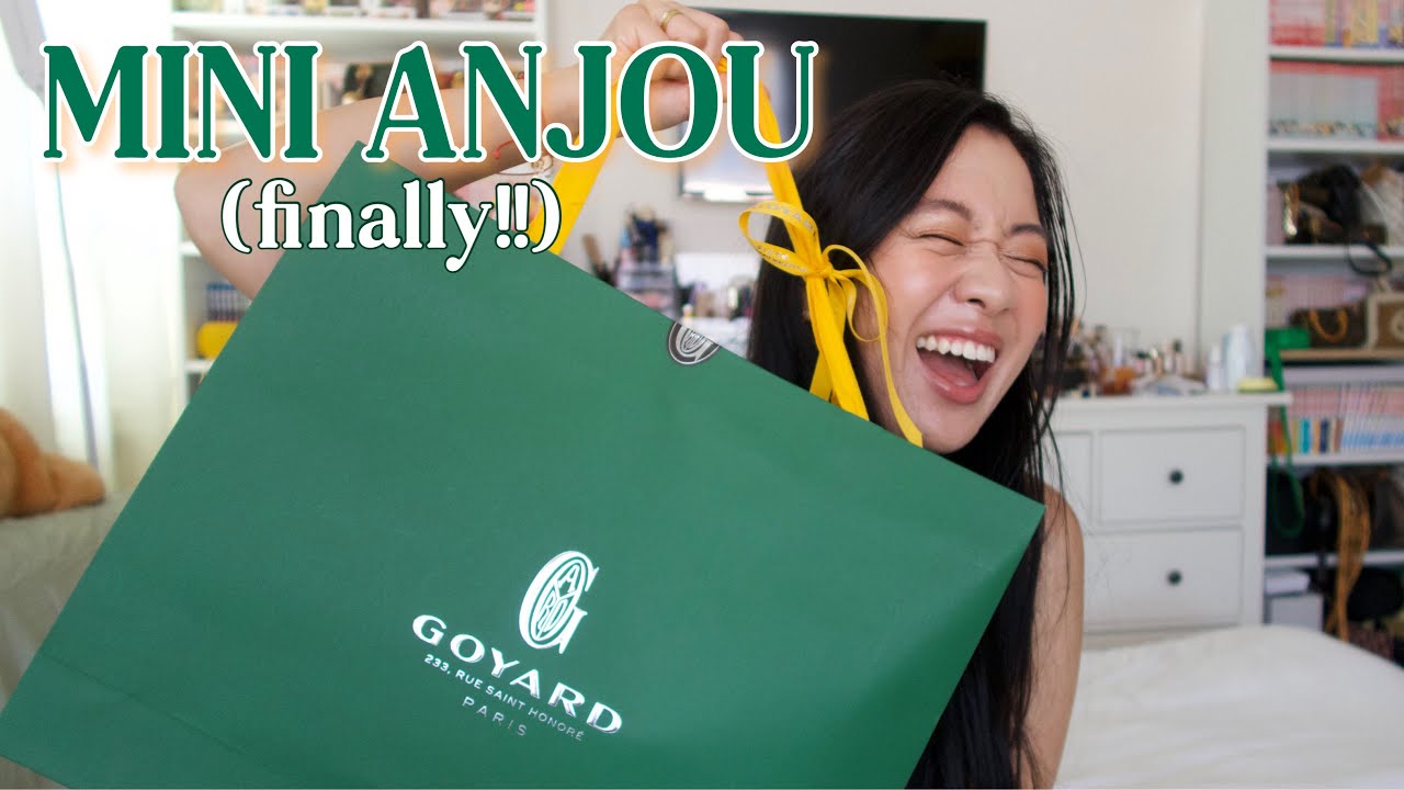 UNBOXING | GOYARD MINI ANJOU ❤️💛💚 Includes Current Price & Close Ups