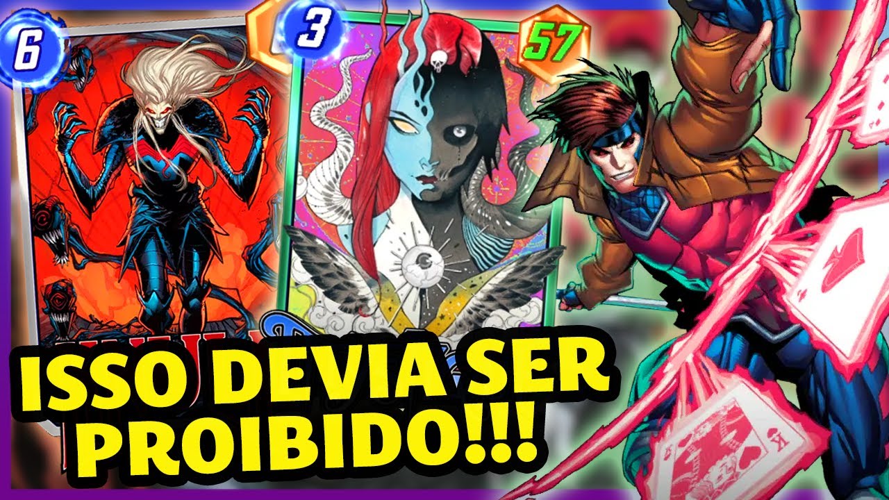 KNULL + GAMBIT = COVARDIA! COITADO DO OPONENTE QUE ENFRENTAR ISSO |Marvel Snap|