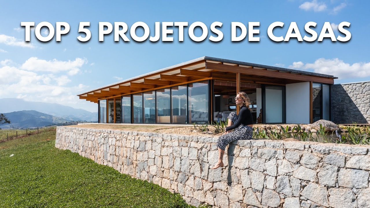 TOP 5 PROJETOS DE CASAS DE 2025 (NÃO AUTORAIS)