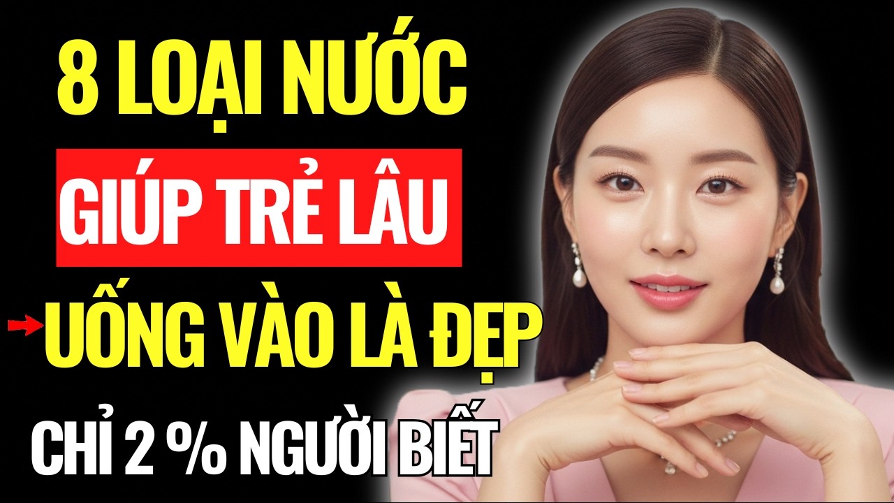 TOP 8 loại nước CHỐNG LÃO HÓA: Uống vào là ĐẸP, càng uống càng TRẺ | Góc Nhìn Trí Tuệ