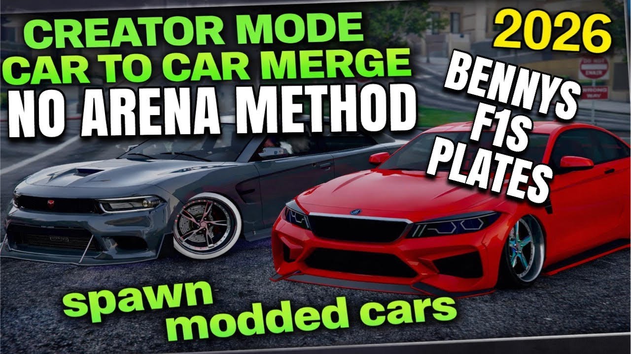 GTA ONLINE SPAWN ANY CAR MODDED 2026! (CREATOR CAR TO CAR MERGE)