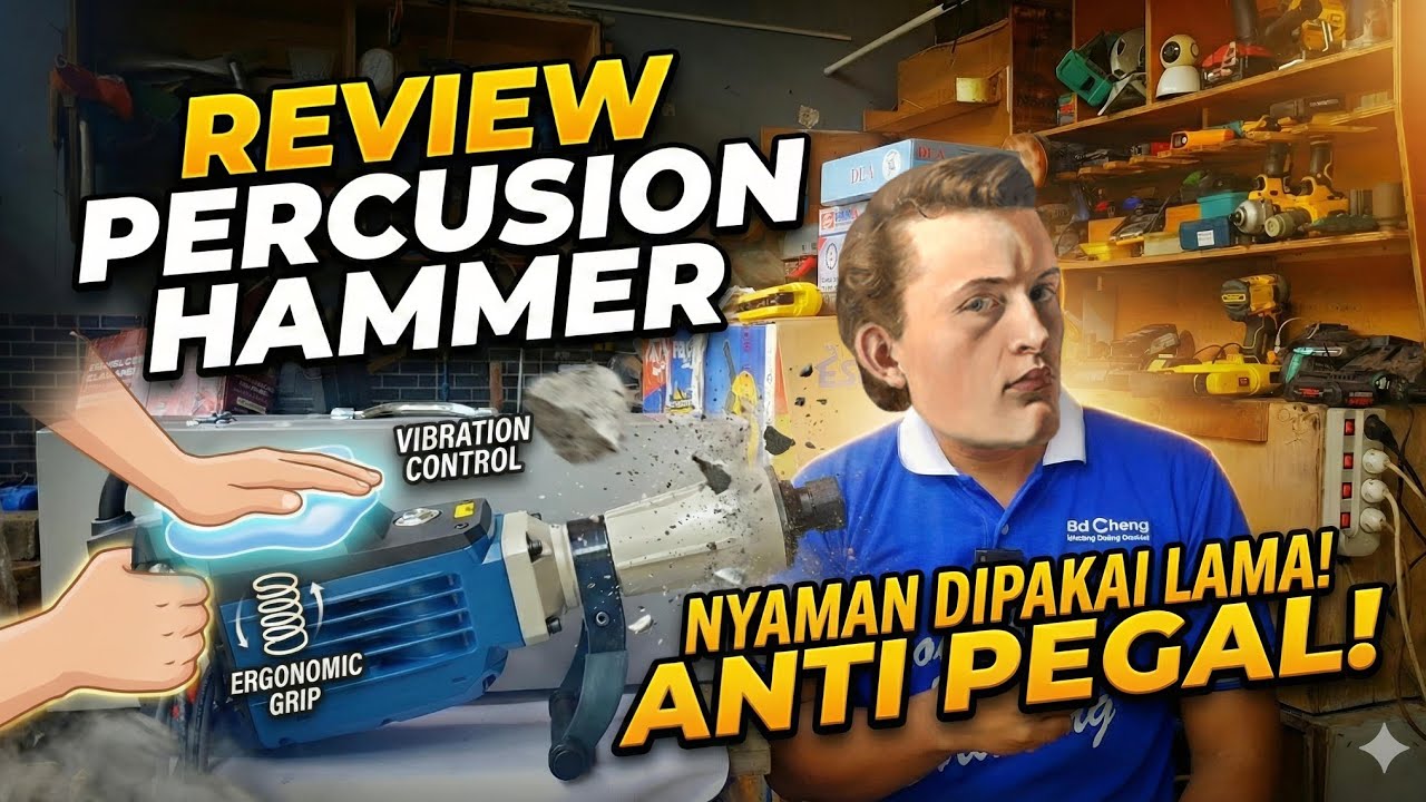 Mesinnya para pekerja keras!!! || Percusion Hammer Dongcheng DZG06-15