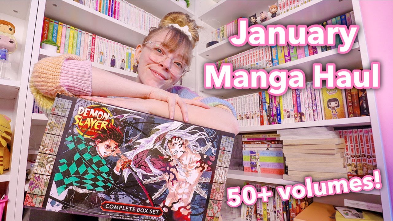 January Manga Haul | 50+ volumes! | My Top 3 Manga Recommendations