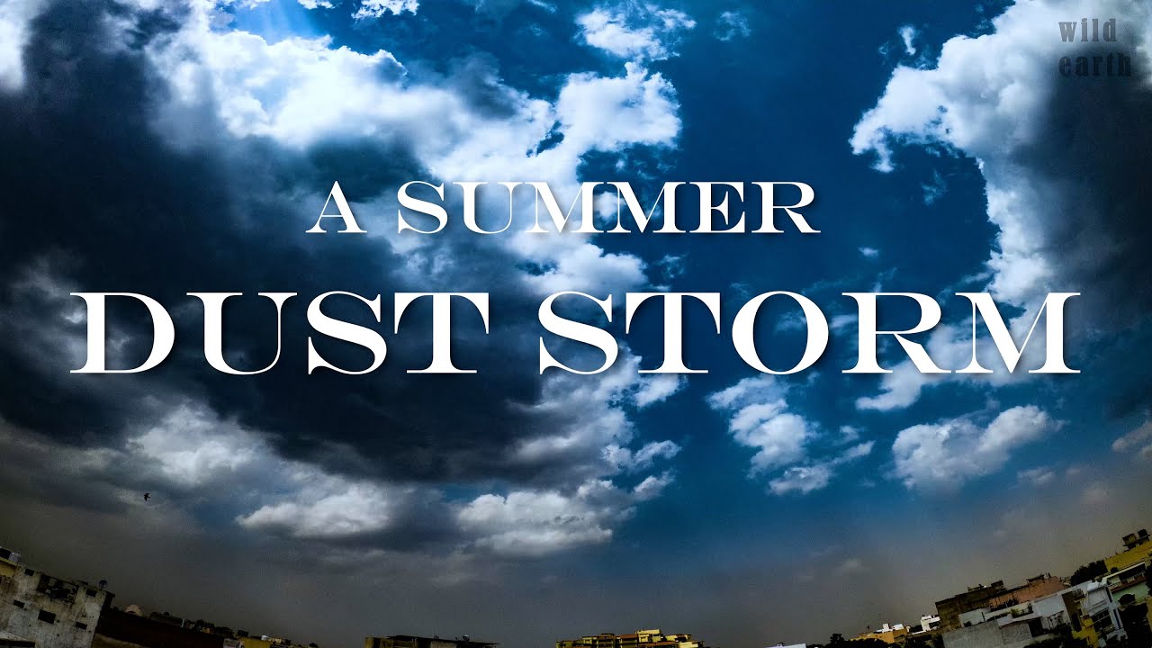 Summer Dust Storm Timelapse I Afternoon Dust Storm I 4K