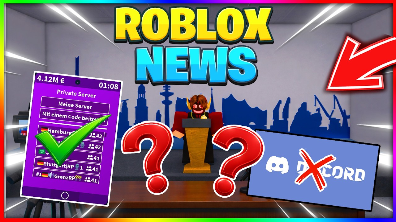Roblox CHAT ZURÜCK?! & Discord nun auch Alters-Prüfung?! Roblox News