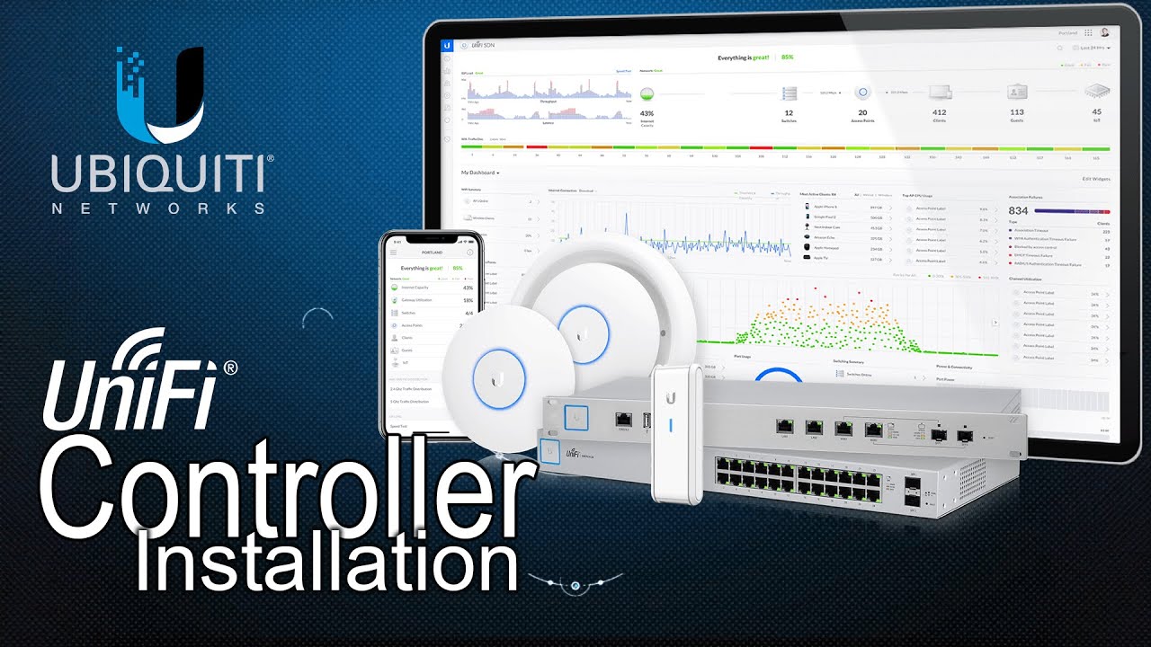 How to Install Unifi Controller and basic overview of device installation