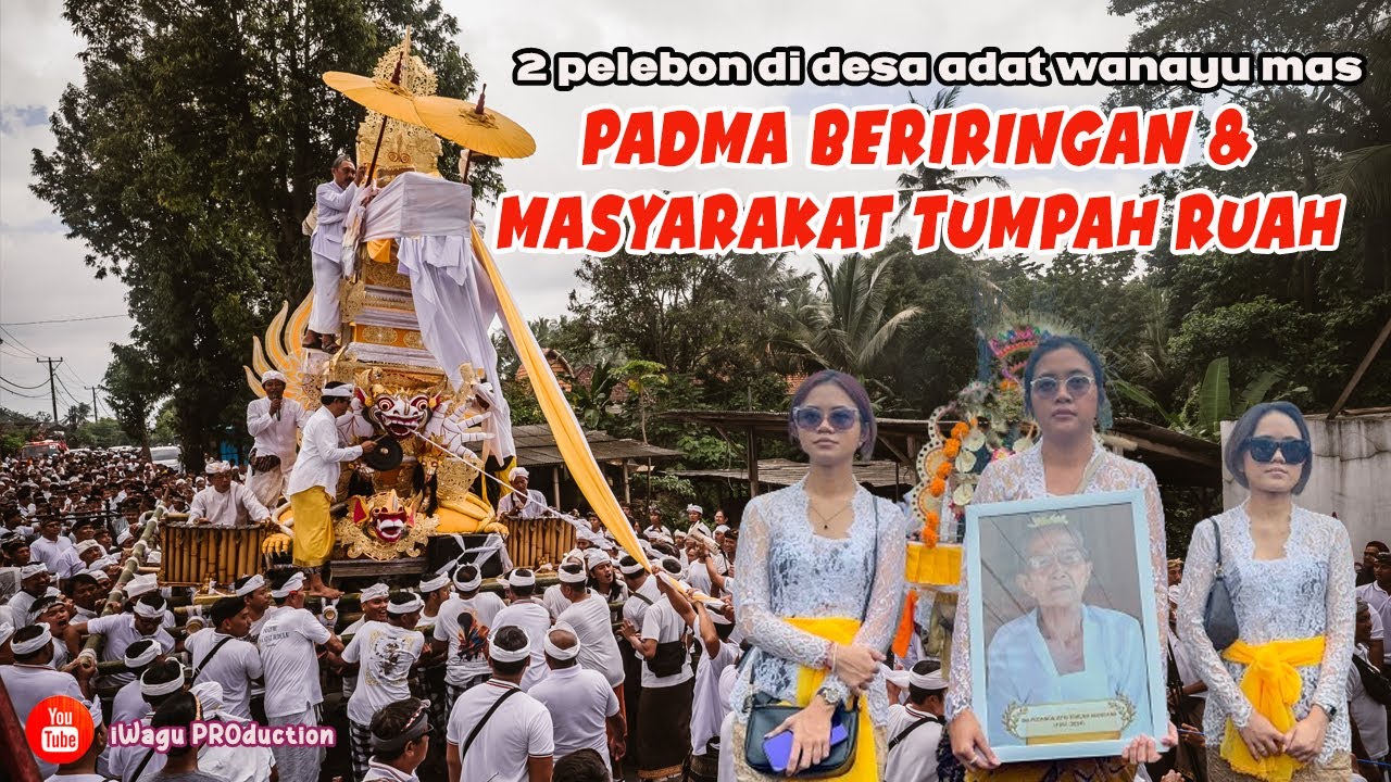Perjalanan Menuju Tempat Pembakaran Jenazah, Luar Biasa‼️ | 2 Pelebon di Desa Adat Wanayu Mas