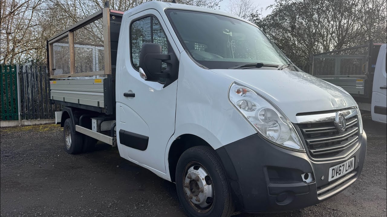 2017 Vauxhall MOVANO Tipper For Sale. Abbotts Van Sales.
