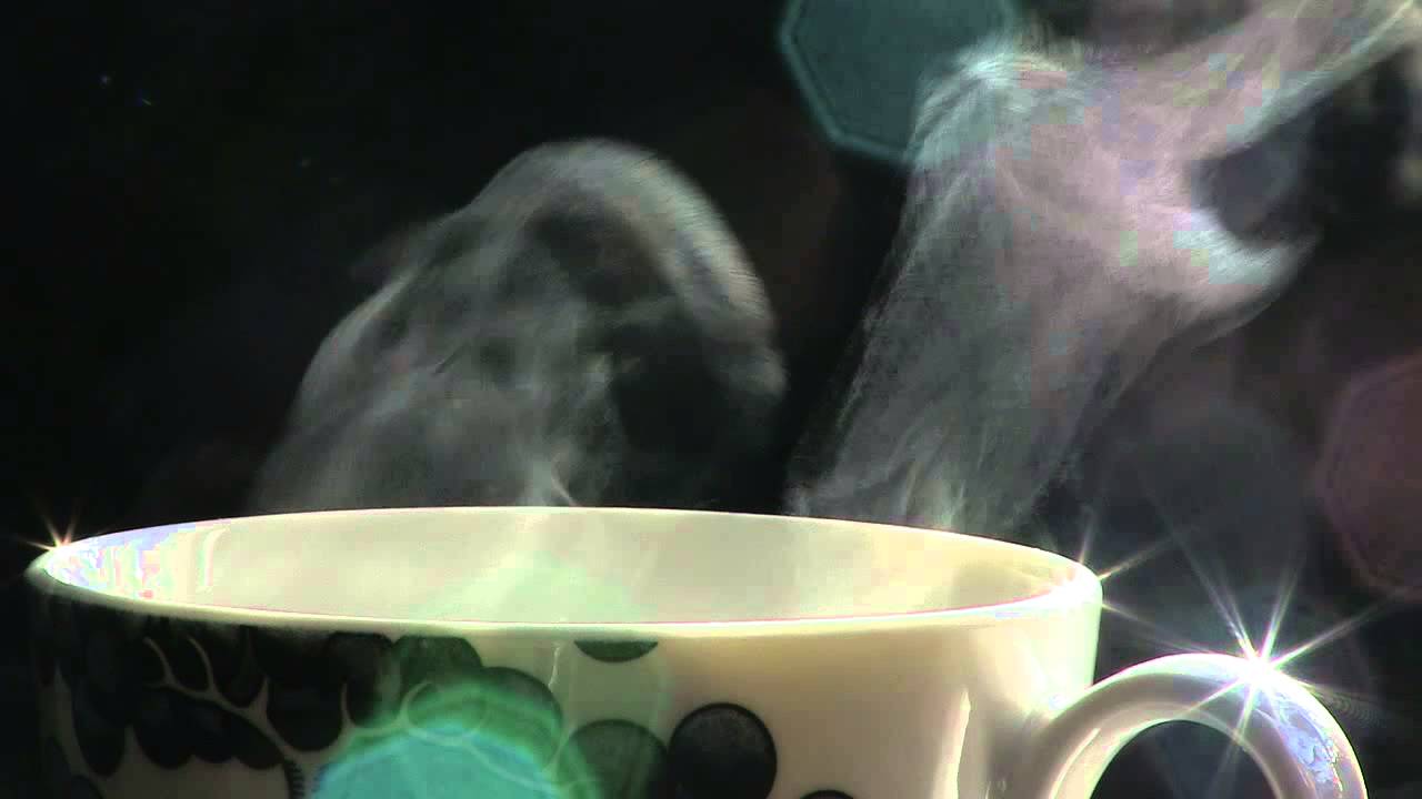 Steam from a teacup