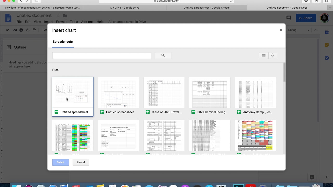 Using Google Sheets to make your Lab Reports and Graphs
