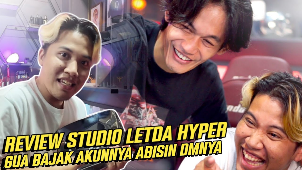 REVIEW STUDIO LETDA HYPER! GUA BAJAK AKUN LETDA SAMPE DM NYA ABIS