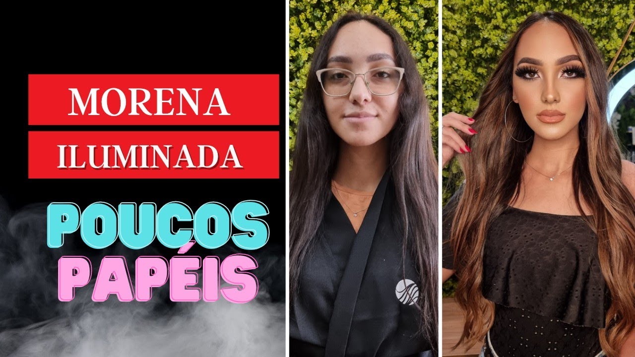 COMO FAZER MORENA ILUMINADA COM POUCOS PAPÉIS
