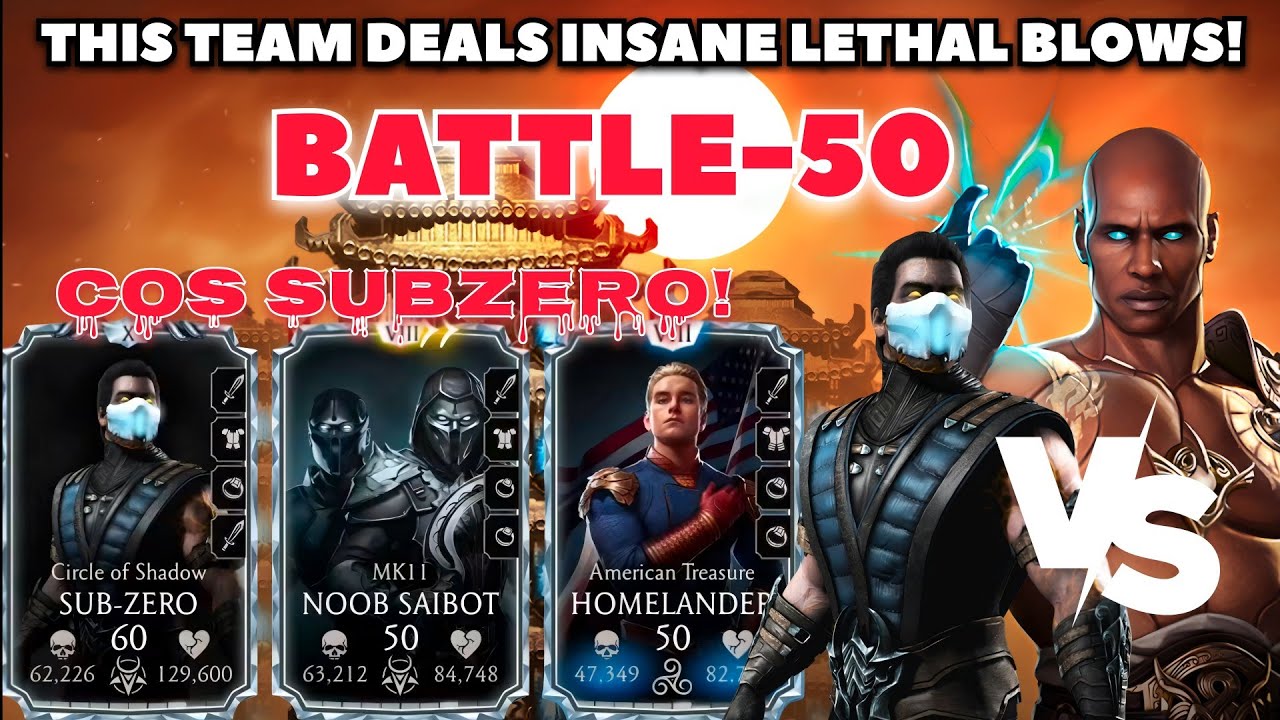 Insane LETHAL BLOWS From COS SubZero TOT B-50 - Mk Mobile 