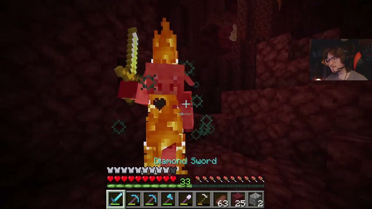 My First Time Exploring The Nether in Minecraft