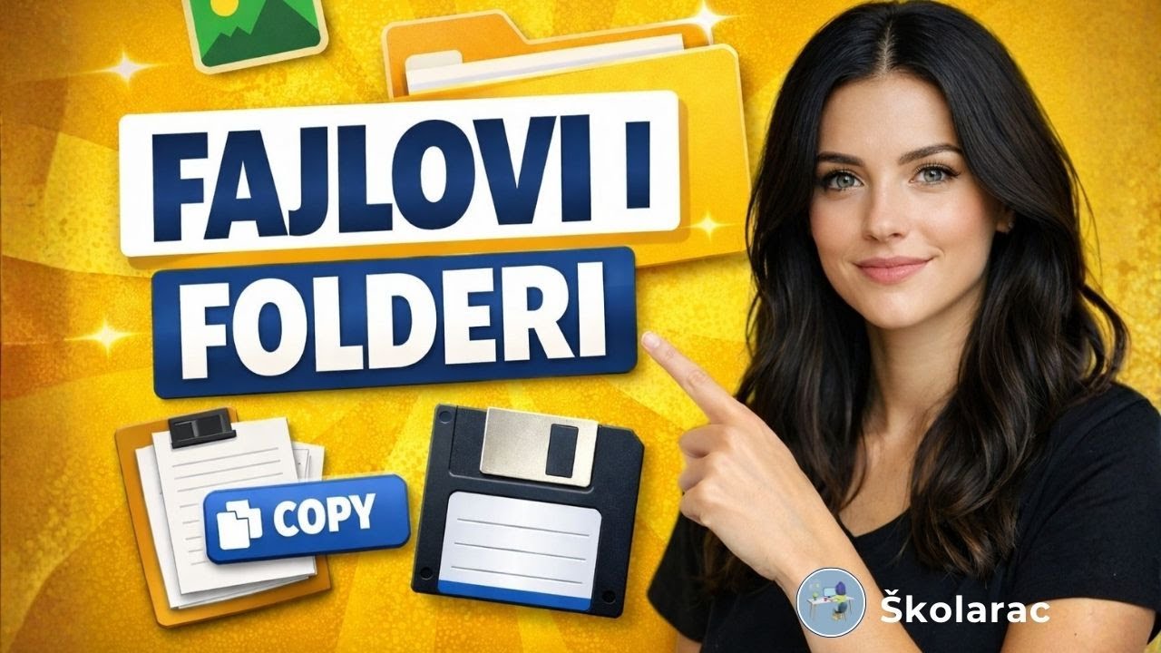 Osnove rada na računaru | Fajlovi, folderi, kopiranje i čuvanje dokumenata
