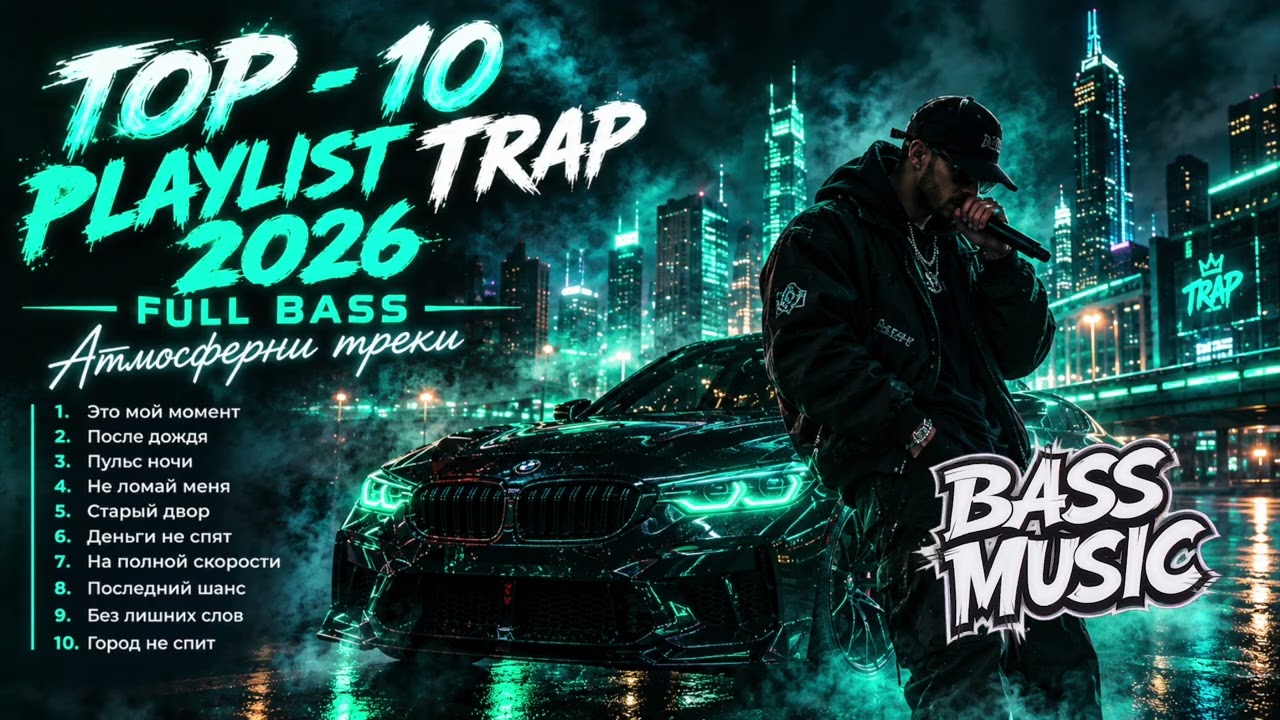 TOP 10 TRAP 2026 | FULL BASS 🔥 Атмосферные Треки для Ночной Поездки | Мощный Bass