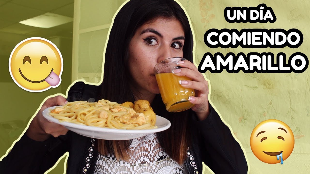 UN DÍA COMIENDO AMARILLO🍋 / Andrea casallas