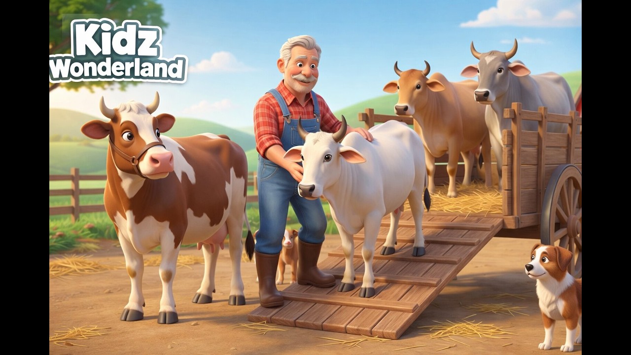 Old MacDonald Had a Farm 🐄🐓 | Learn Farm Animals & Farm Life | 3D Kids Songs
