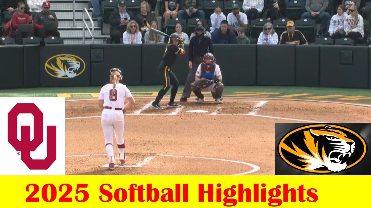 #1 Oklahoma vs Missouri Softball Game Highlights 3 22 2025