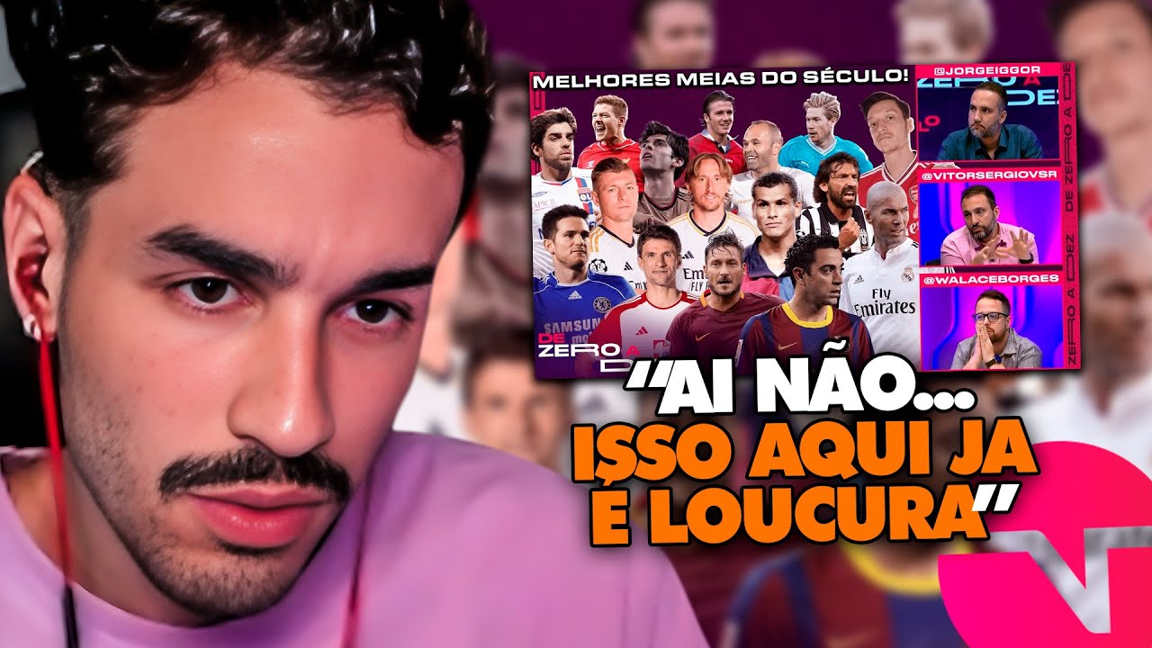 STAG REAGE: QUEM É O MELHOR MEIA DO FUTEBOL EUROPEU NO SÉCULO? - DE ZERO A DEZ | Clipes do Stag