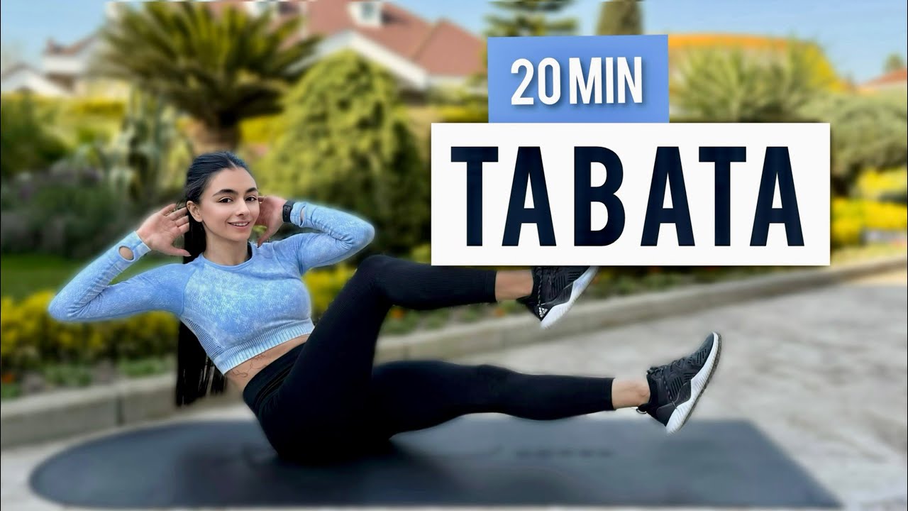 20 MIN TABATA WORKOUT | FULL BODY  Fat Burning Cardio HIIT at Home | Burn 350 Calories