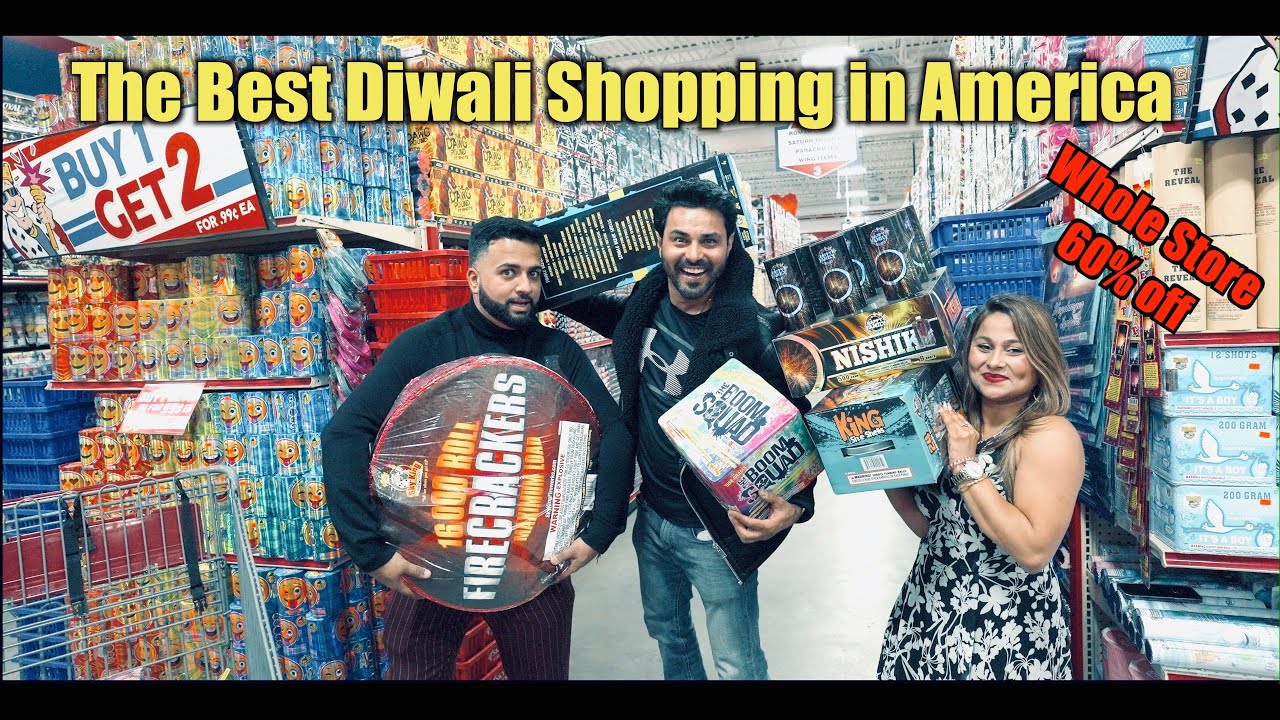 Diwali Shopping In America | Sky King Fireworks | Pennsylvania | Diwali 2022