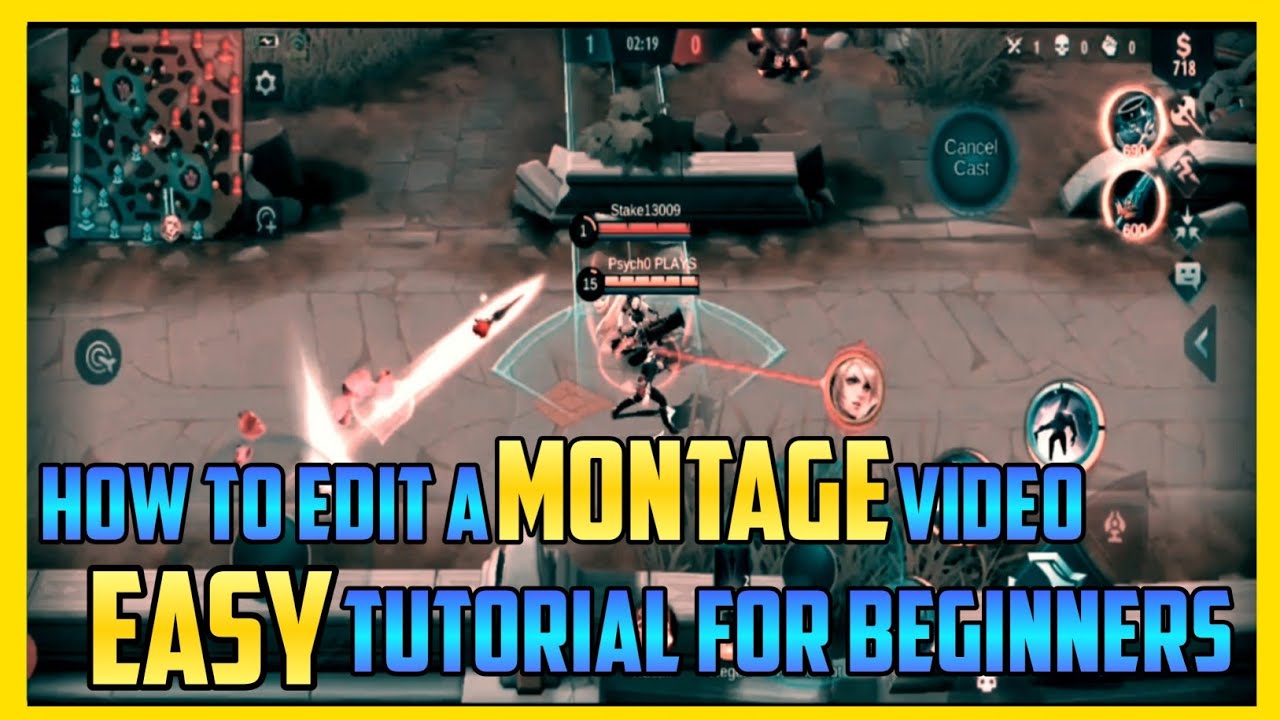 How To Edit A Montage/Highlights Video on Mobile Legends | Easy Tutorial For Beginners