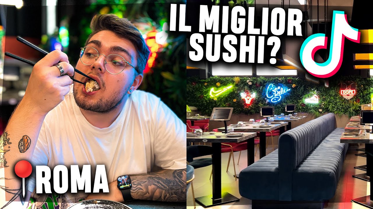 IL SUSHI ALL YOU CAN EAT pi&ugrave; FAMOSO di TIKTOK