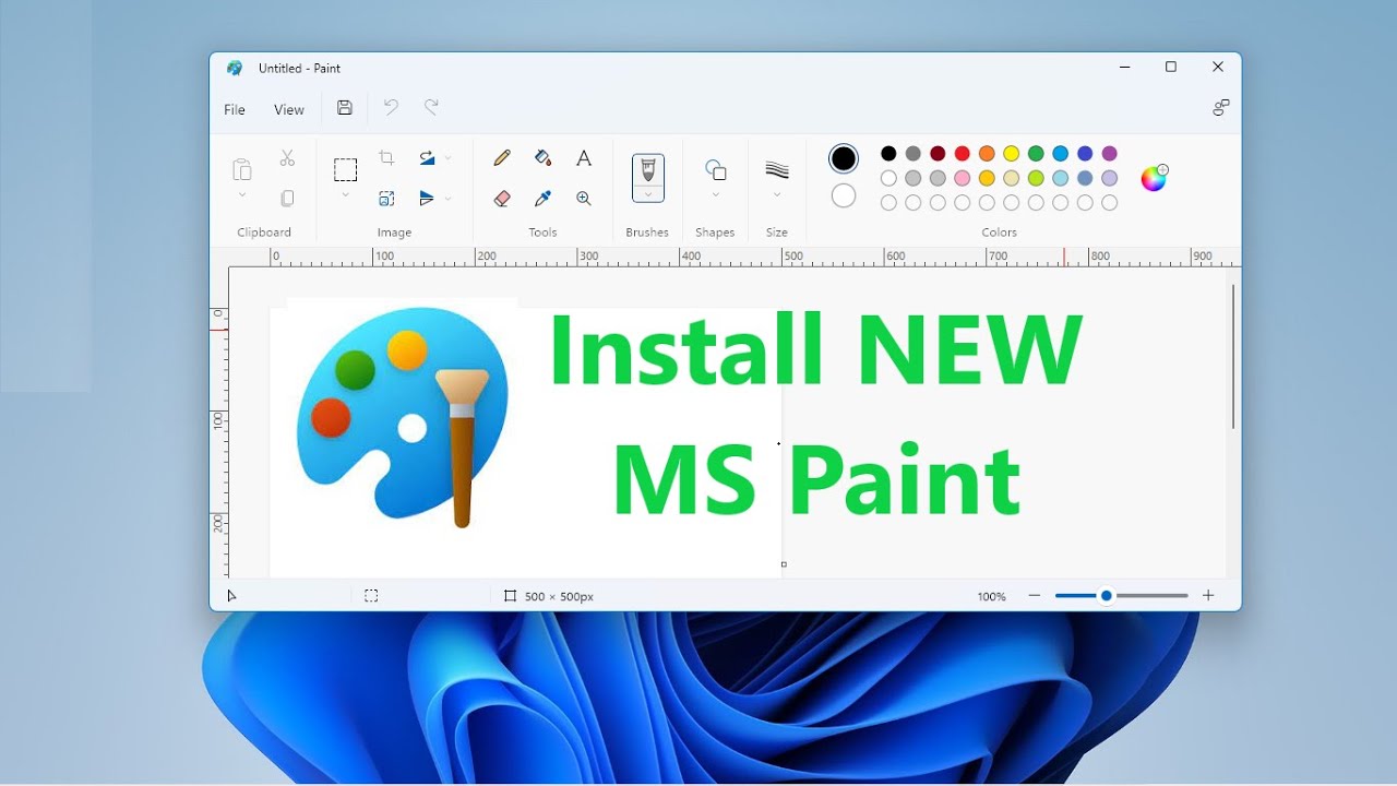 How to Install NEW  Microsoft Paint App on Any PC With Windows 10 or 11 By PowerShell || OnTeque