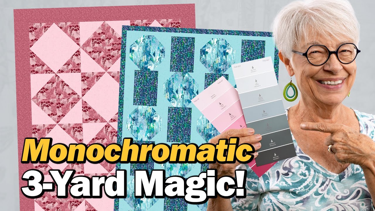 5 Tips to Keep Your Monochromatic Quilts from Being Boring!