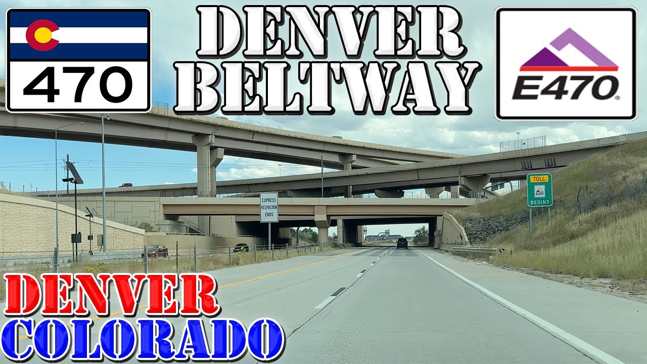 CO 470 - The Denver Beltway - FULL Loop - All Exits - Colorado - 4K Highway Drive
