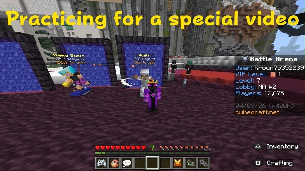 Practicing For A Special Video...