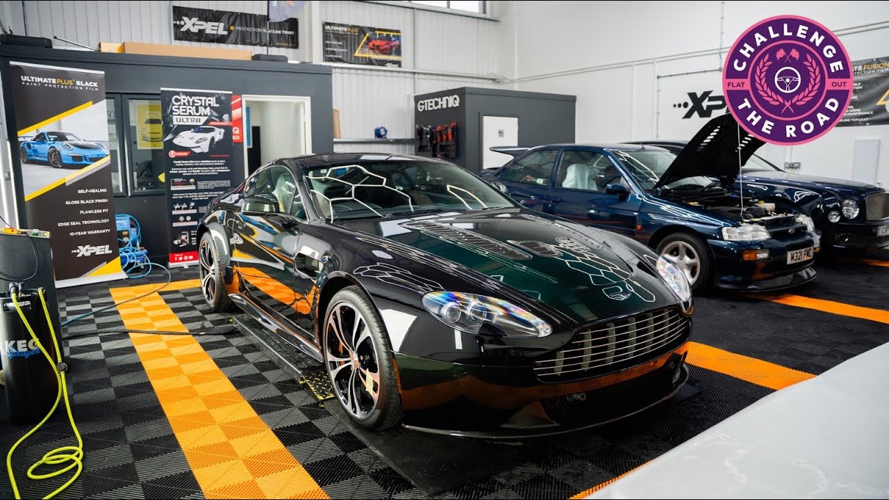 Aston Martin Vantage v12 CTR - Wow Green PPF Finish 🤩
