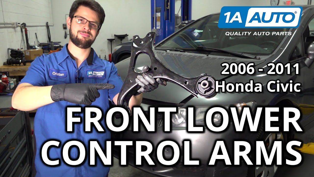 Как заменить передние нижние рычаги подвески Honda Civic 2006-2011
