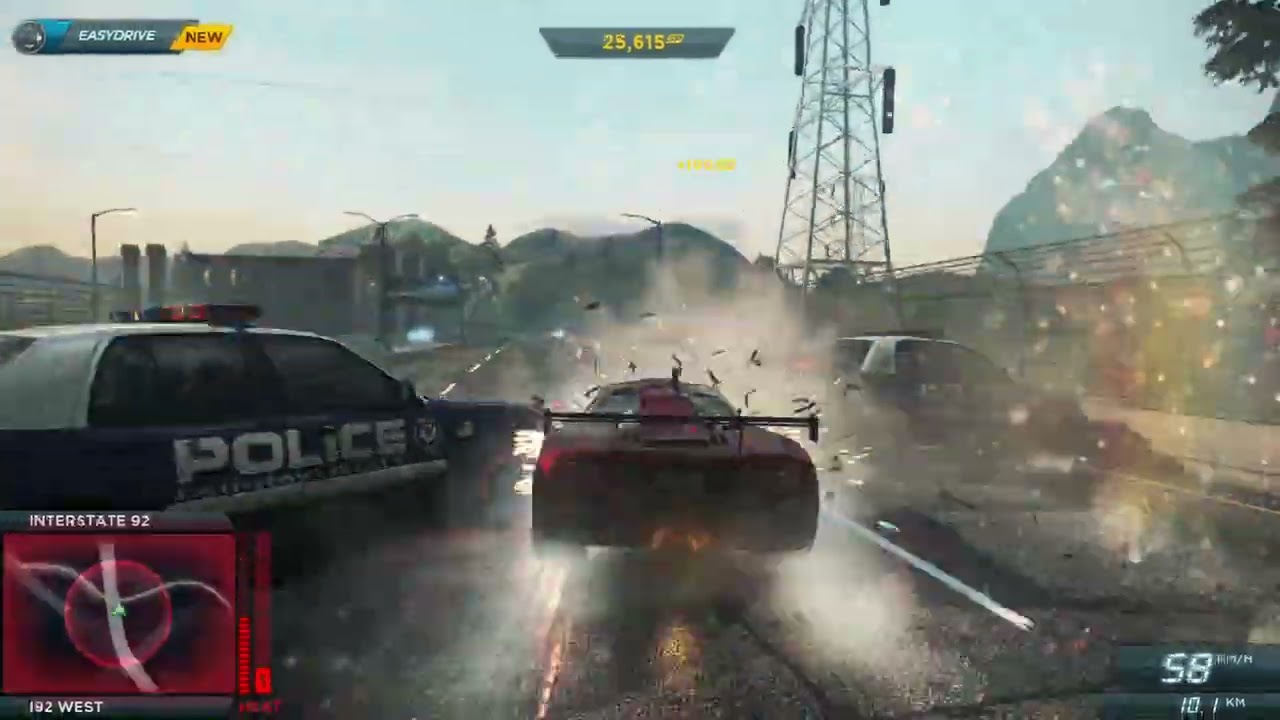 Need for Speed™ Most Wanted 2012 gameplay cop chases and chaotic run