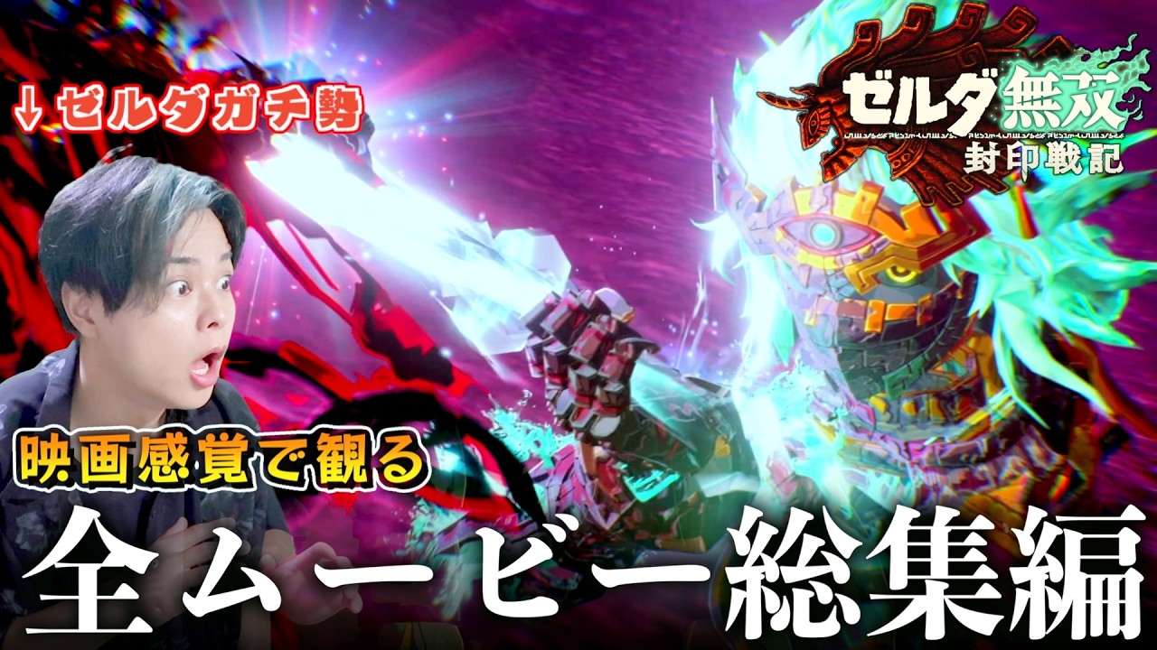 ゼルダガチ勢と観る封印戦記全ムービー総集編【ゼルダ無双封印戦記】