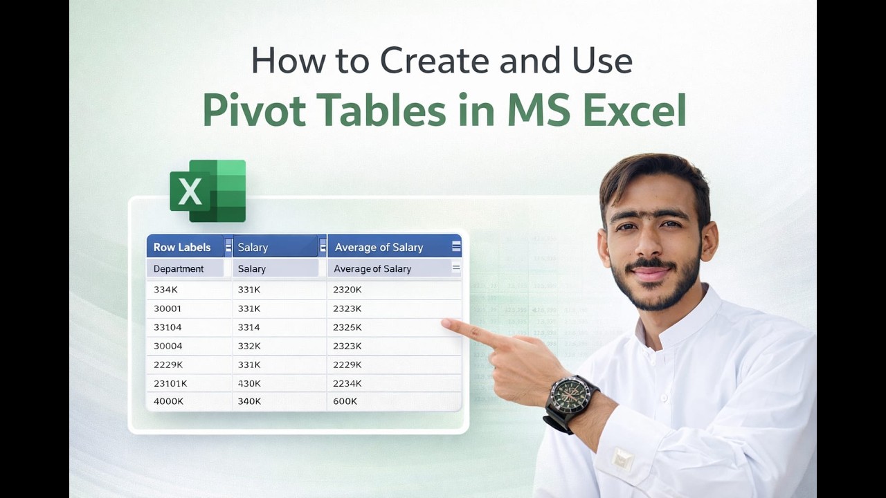 MS Excel Pivot Table Tutorial: From Zero to Hero (2026) | Master Data Analysis
