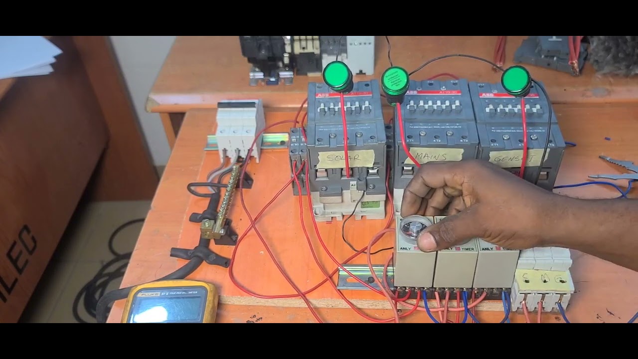 Automatic Changeover Switch with Timers