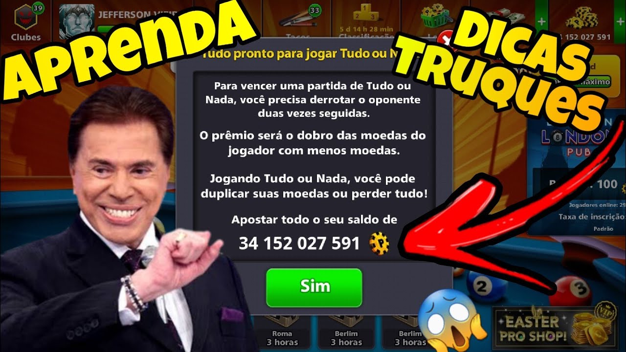 Como ser PROFISSIONAL DICAS E TRUQUES- 8 ball pool