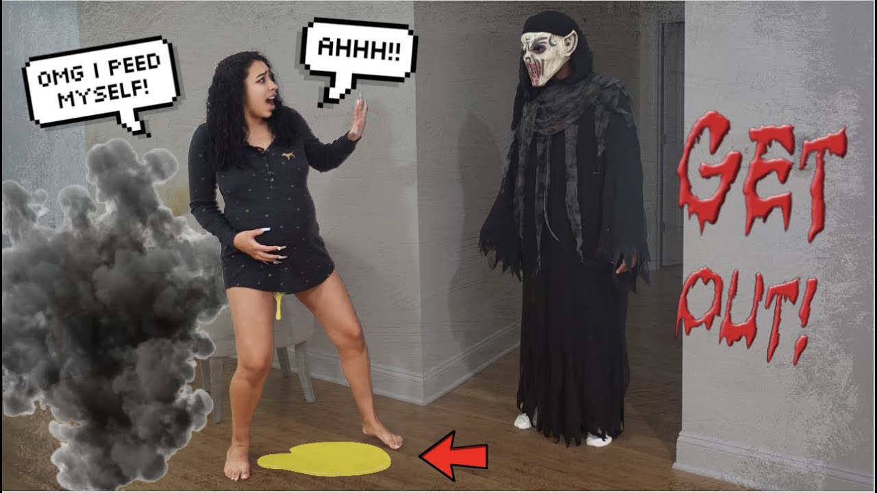 SCARING MY PREGNANT GIRLFRIEND FOR 24 HOURS!