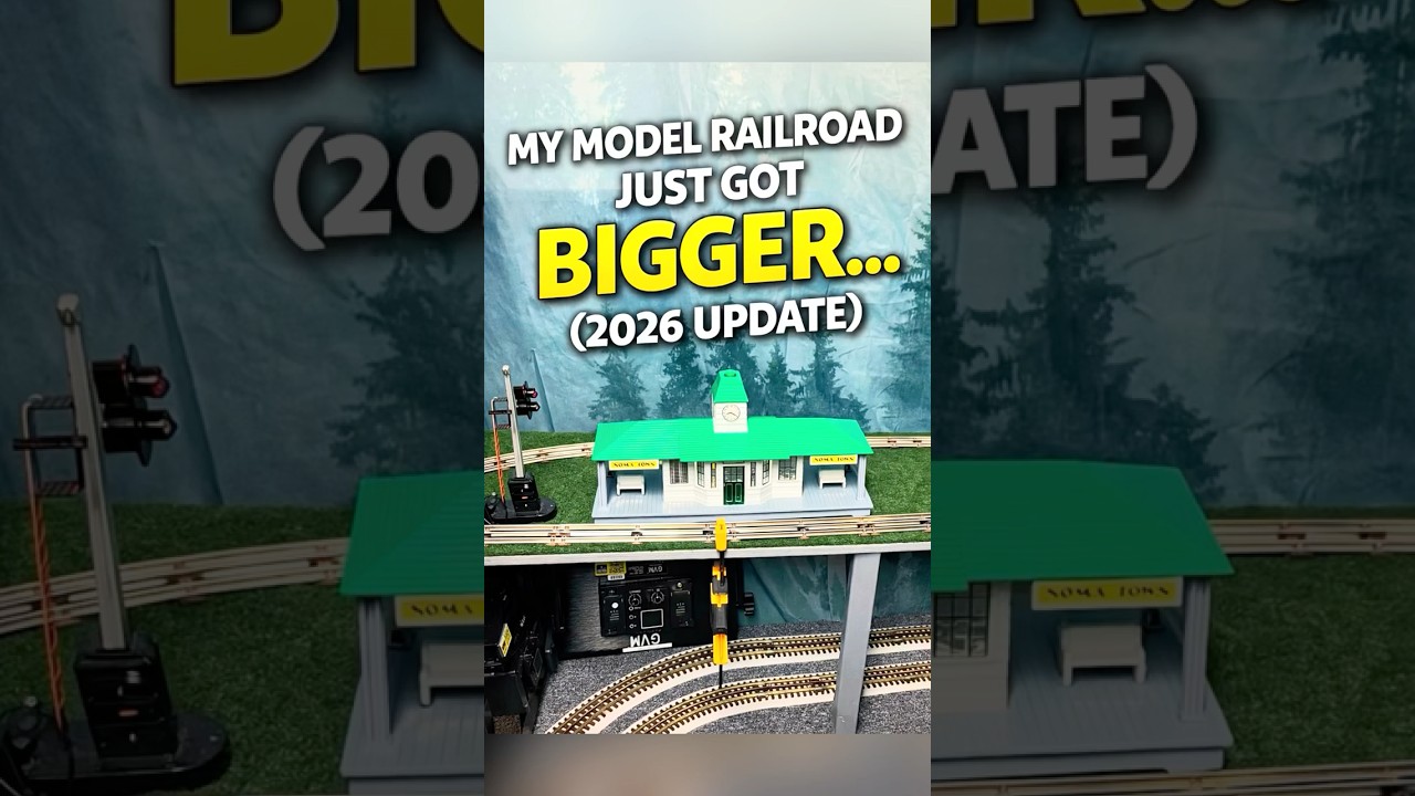 My Model Railroad Just Got BIGGER&hellip; (2026 Update)