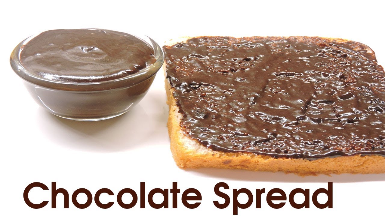 Homemade Chocolate Spread Recipe | How To Make Chocolate Spread At Home | Homemade Chocolate Spread