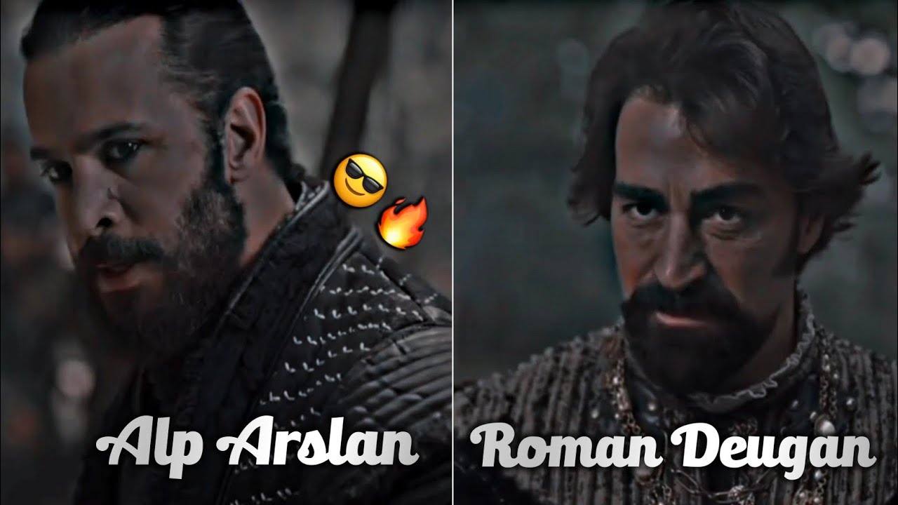 Alp Arslan Vs Roman Deugan 🖤🔥🖤 #attitudestatus #alparslan