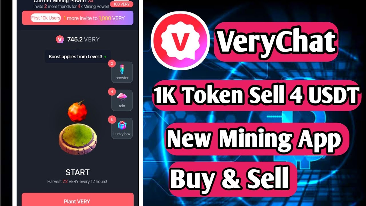 New Mining App Very Chat// Very Chat Token Withdraw // Very Chat New Mining App // HTK Gamer