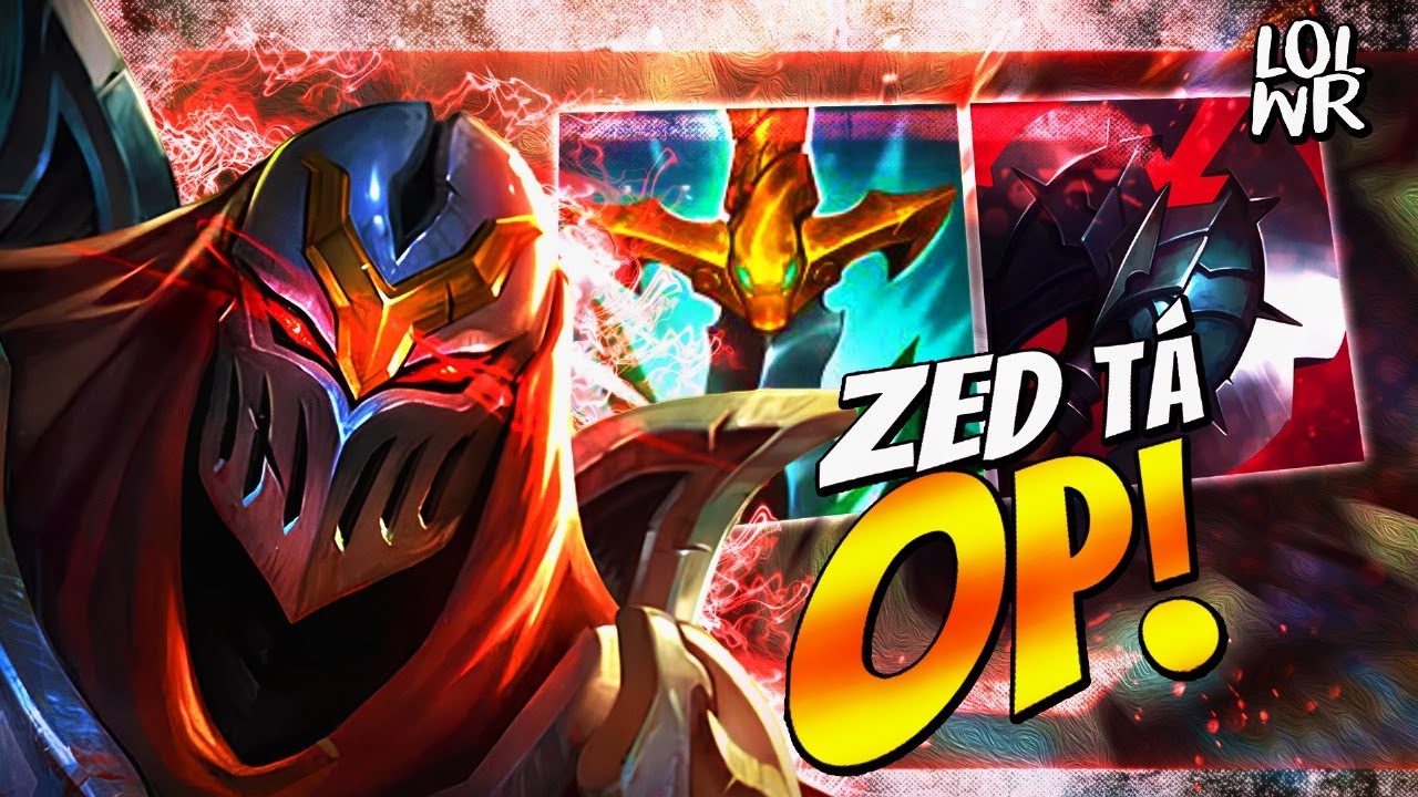 ZED VIROU META ABSURDO DE FORTE! LOL WILD RIFT