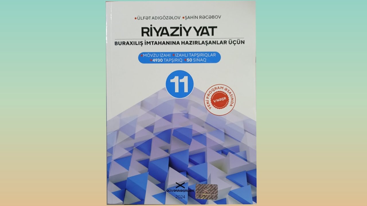 Adi və onluq kəsrlər 1-130 Güvən 11_ci sinif buraxılış imtahanına hazırlıq