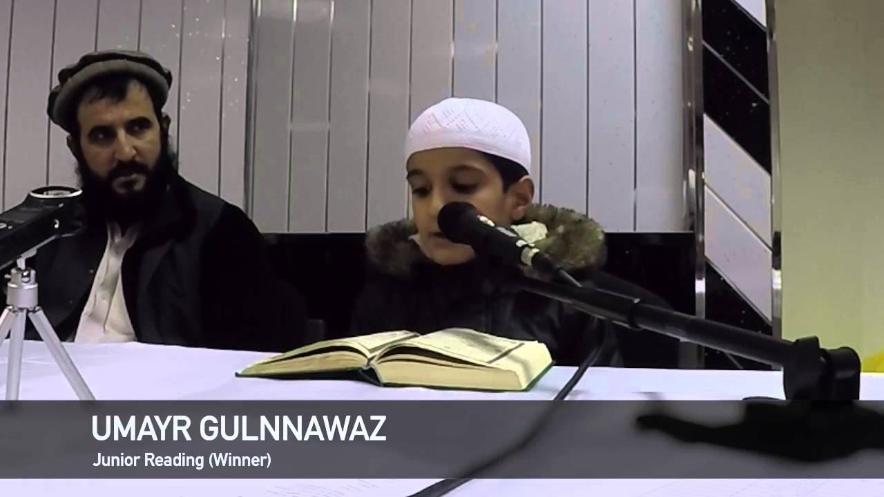 Birmingham Quran Competition 2016 at Masjid Abu Bakr Siddique Junior Reading Winner - Umayr