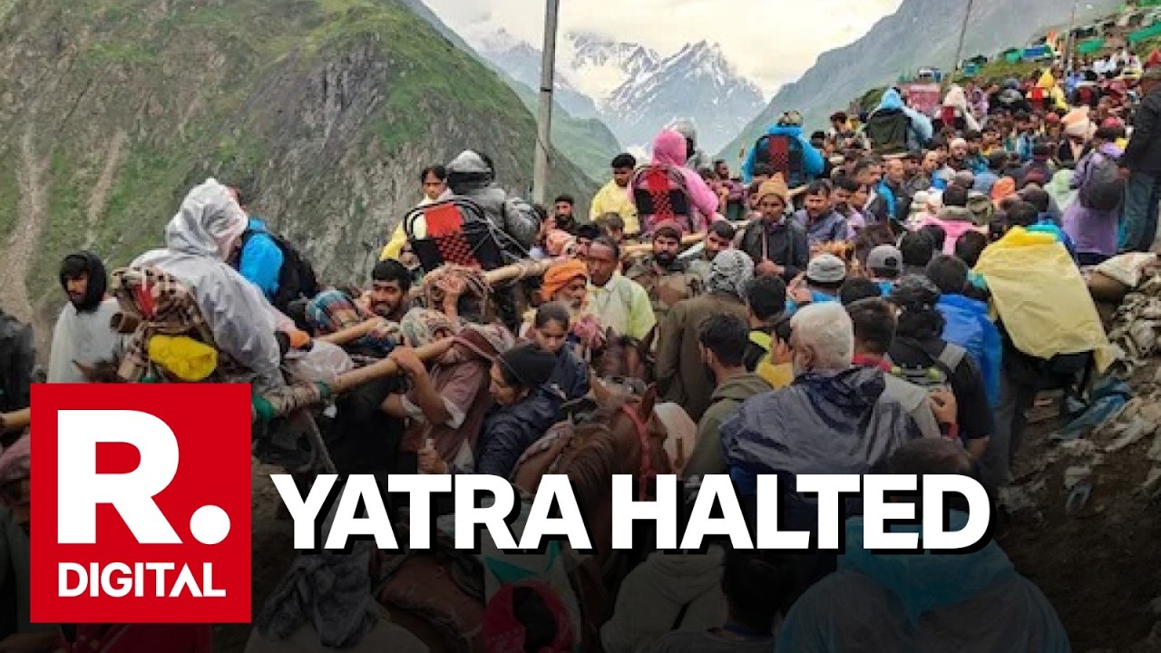 Vaishno Devi & Amarnath Yatra Suspended In J&K Due To Heavy Rain | Devotees Upset